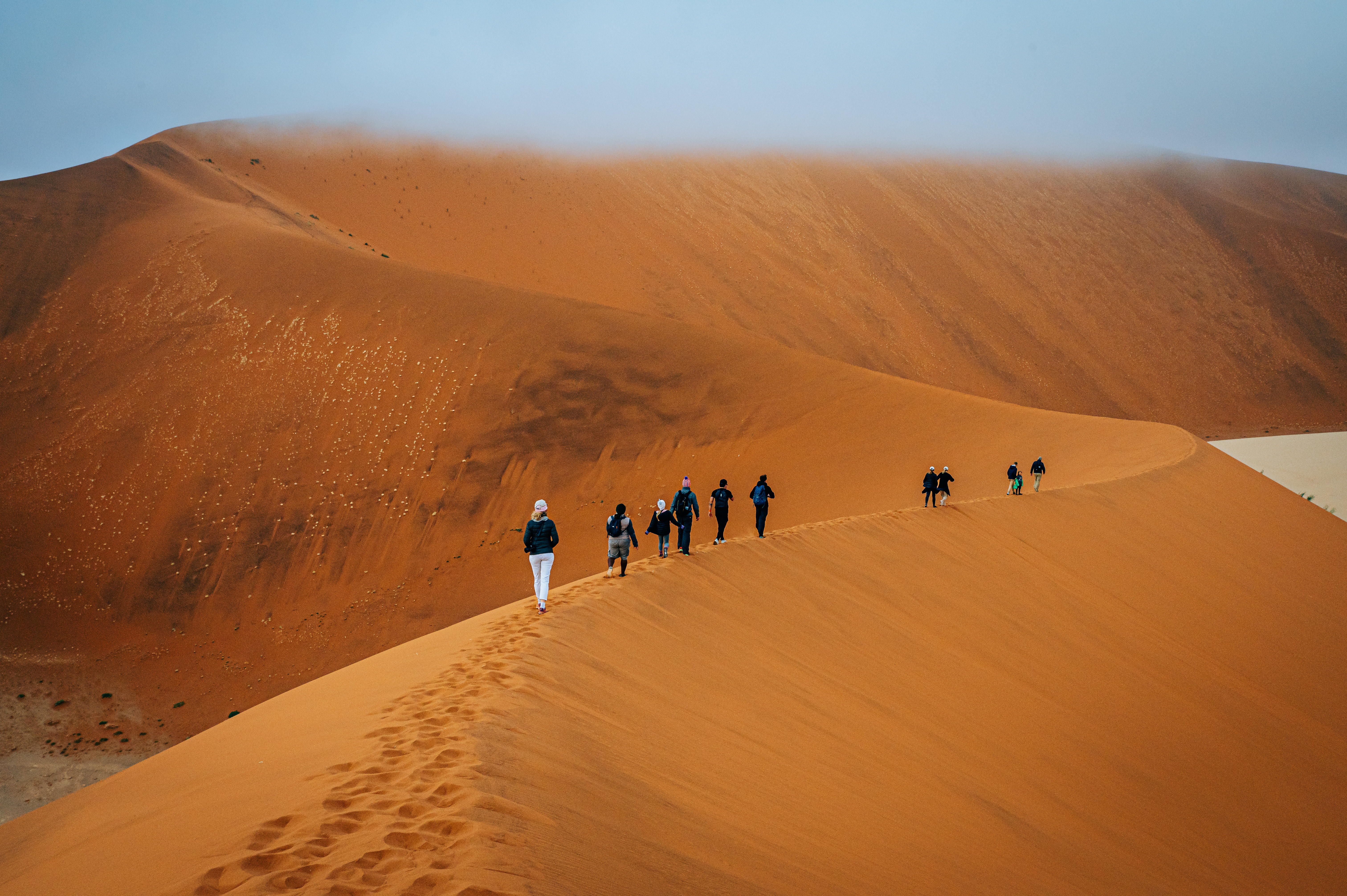Randonnée dans le désert du Sahara