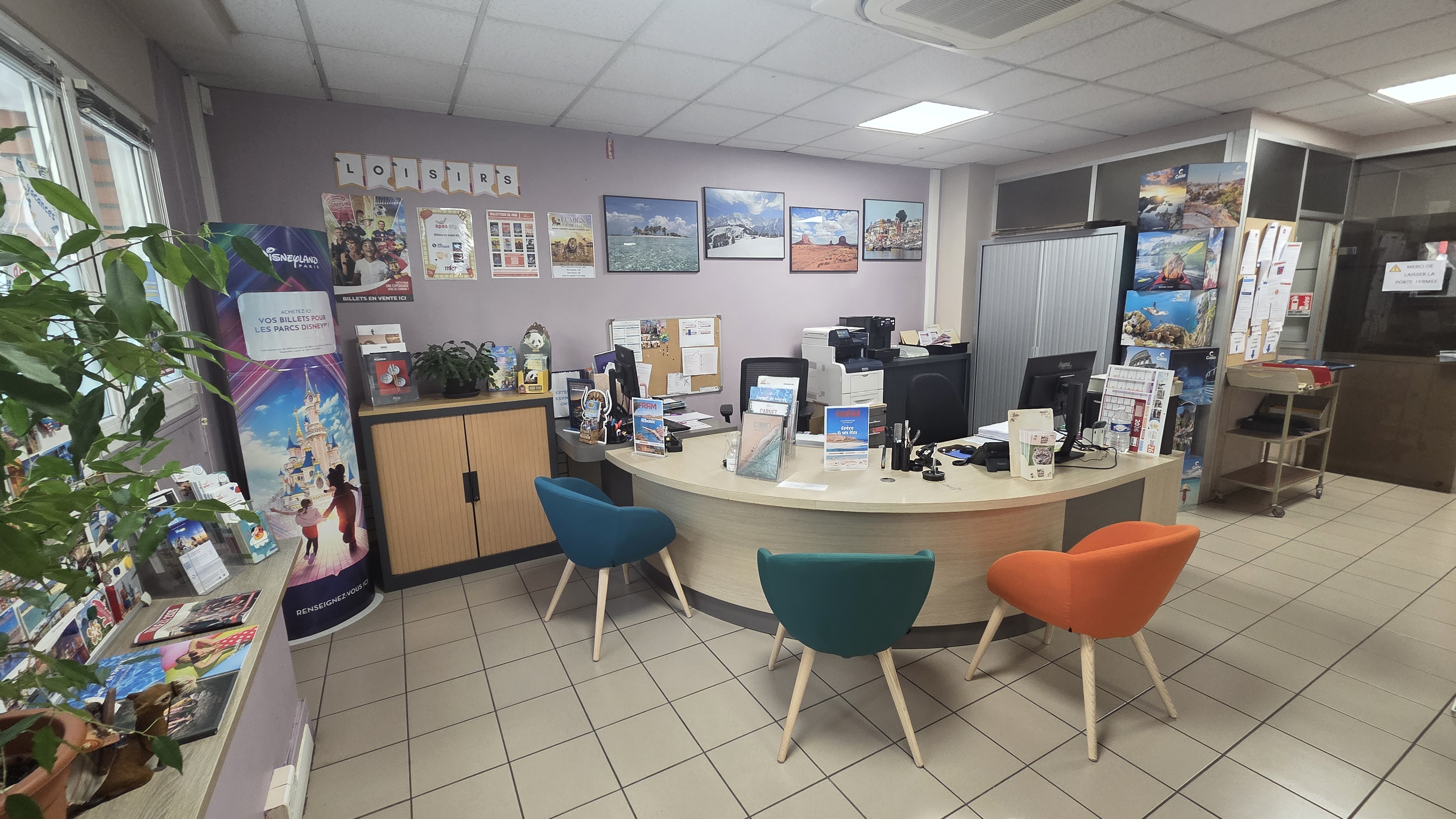 Intérieur du point de contact APAS-BTP Paris 12