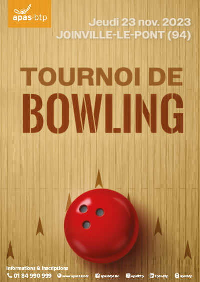 Tournoi de Bowling de l'APAS-BTP