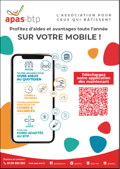 Affiche A3 - Application mobile APAS-BTP