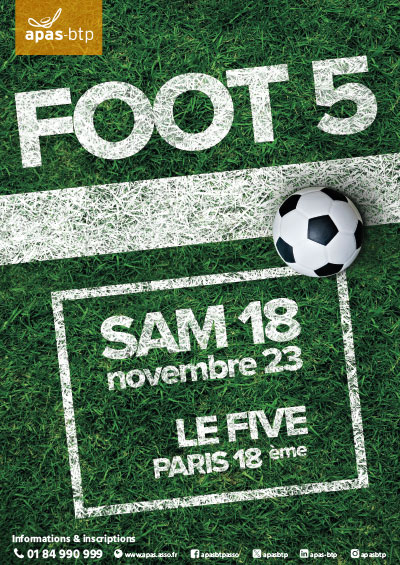 Tournoi de Foot 5 de l'APAS-BTP