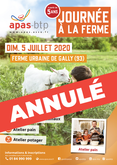 Journée à la ferme avec l'APAS-BTP