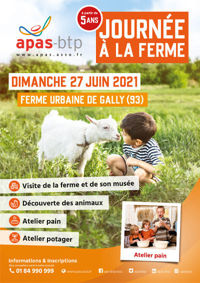 Journée à la ferme avec l'APAS-BTP