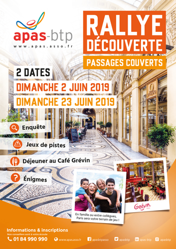 Rallye Découverte APAS-BTP 2019