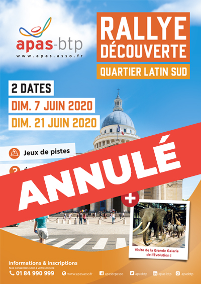 Rallye Découverte de l'APAS-BTP