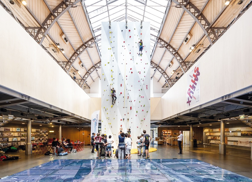 APAS-BTP : le pavillon vertical au Pavillon de l'Arsenal