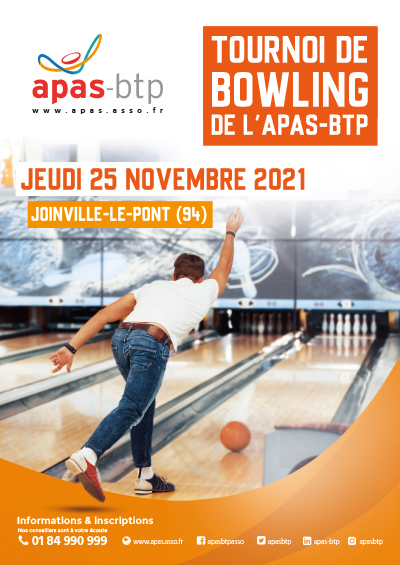 Tournoi de bowling de l'APAS-BTP