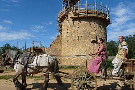 le chantier de Guédelon