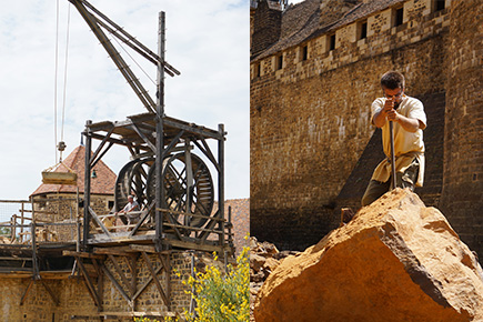 chantier de guédelon