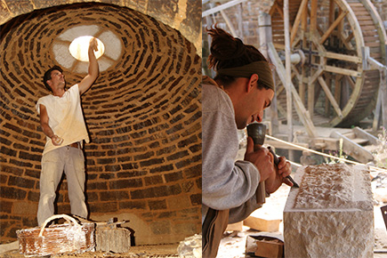 chantier de guédelon