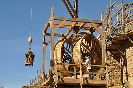 chantier de guédelon