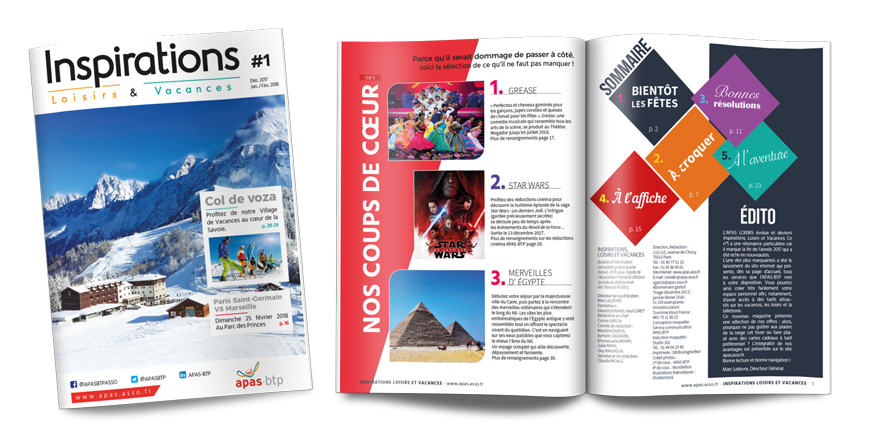 Brochure INSPIRATIONS : Loisirs et Vacances
