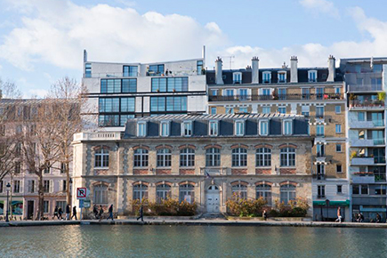 vue sur le canal de l'Ourcq