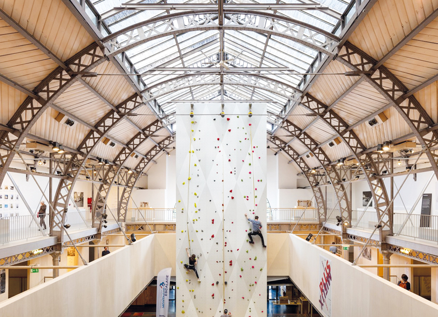 Le "Pavillon vertical" au Pavillon de l'Arsenal