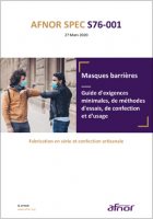 AFNOR : masques barrières