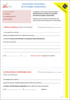 APAS-BTP - Vacances enfants - Autorisation pratique de la plongée