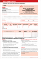 Bulletin de réservation vacances - Adultes & Familles  -  Hiver 2025