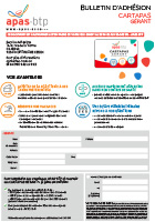 Bulletin d'adhésion Cartapas gérant