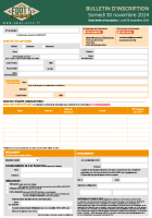 Foot 5 dossier d'inscription  