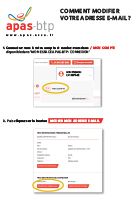 APAS-BTP - modification adresse e-mail