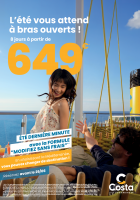Costa Croisières - Liste de départs