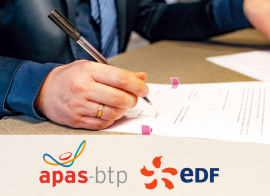 Convention partenariale entre l'APAS-BTP et EDF